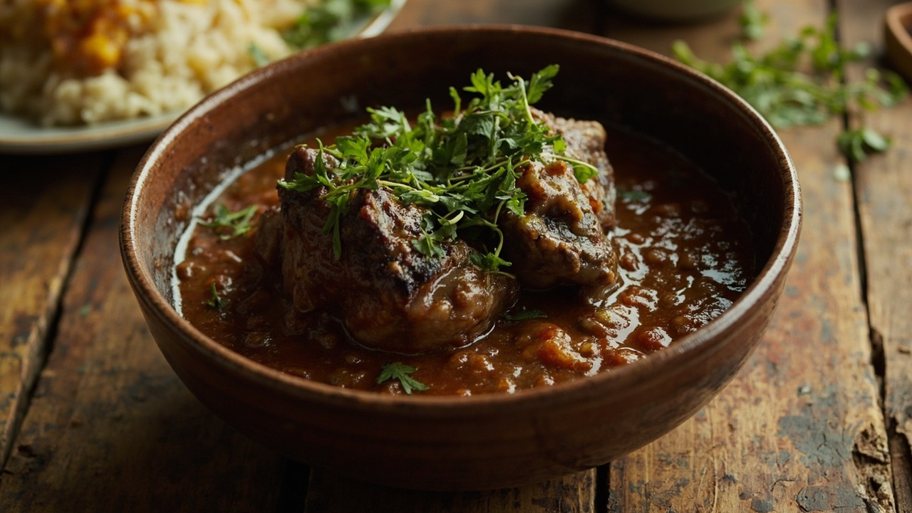 Braised Beef Shanks with Bright Gremolata