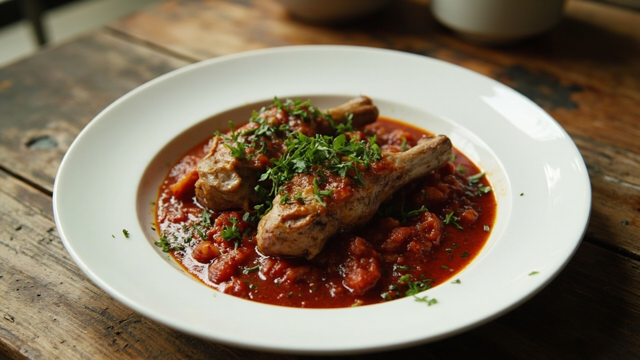 Braised Turkey Osso Buco with Gremolata
