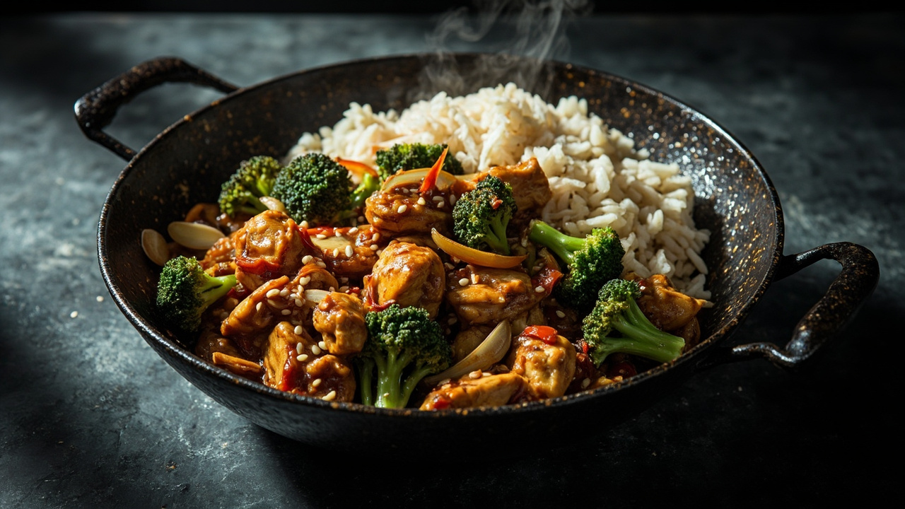 Garlic Chicken & Broccoli Stir-Fry