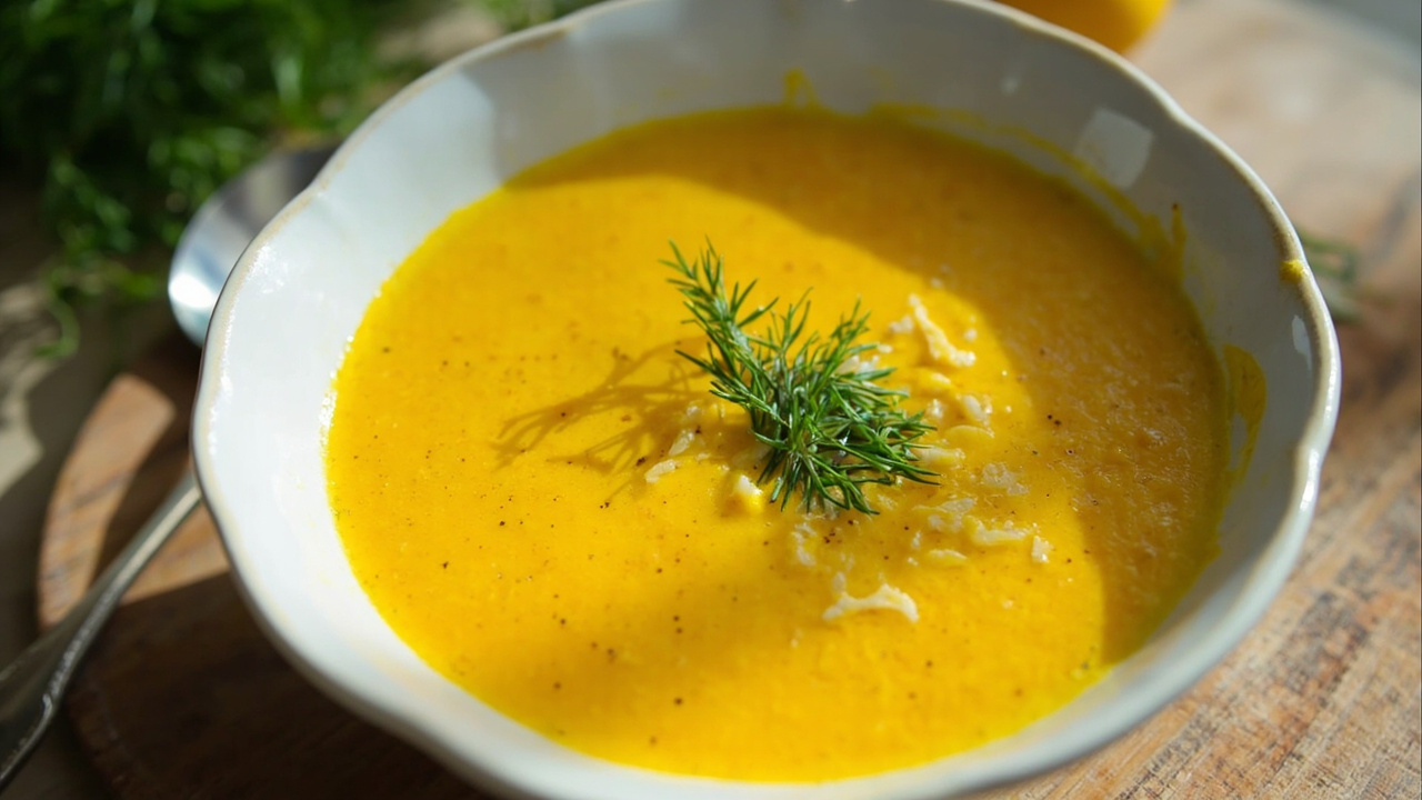 Lighter Greek Avgolemono Soup